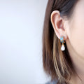 Boucles d'oreilles en jade Hetian naturel vert avec monture en argent style ancien chinois pour femme