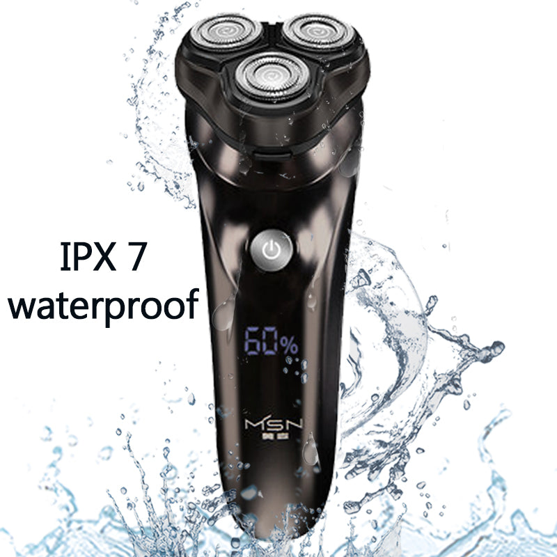 Tondeuse à barbe rechargeable IPX7 étanche Maison Men's pour homme