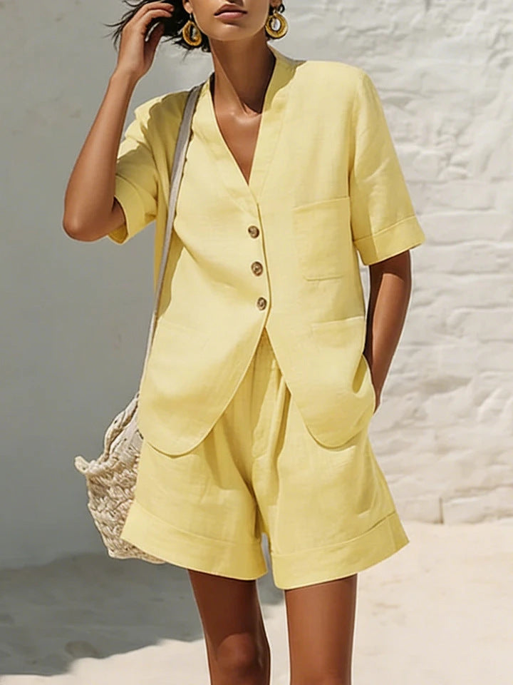 Ensemble Ample Cotton And Lin 2 Pièces Set