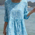 Robe Longue Ample Imprimée Premium