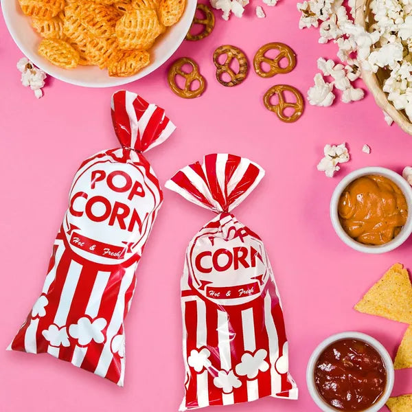 Sachets à Popcorn Réutilisables avec Attaches