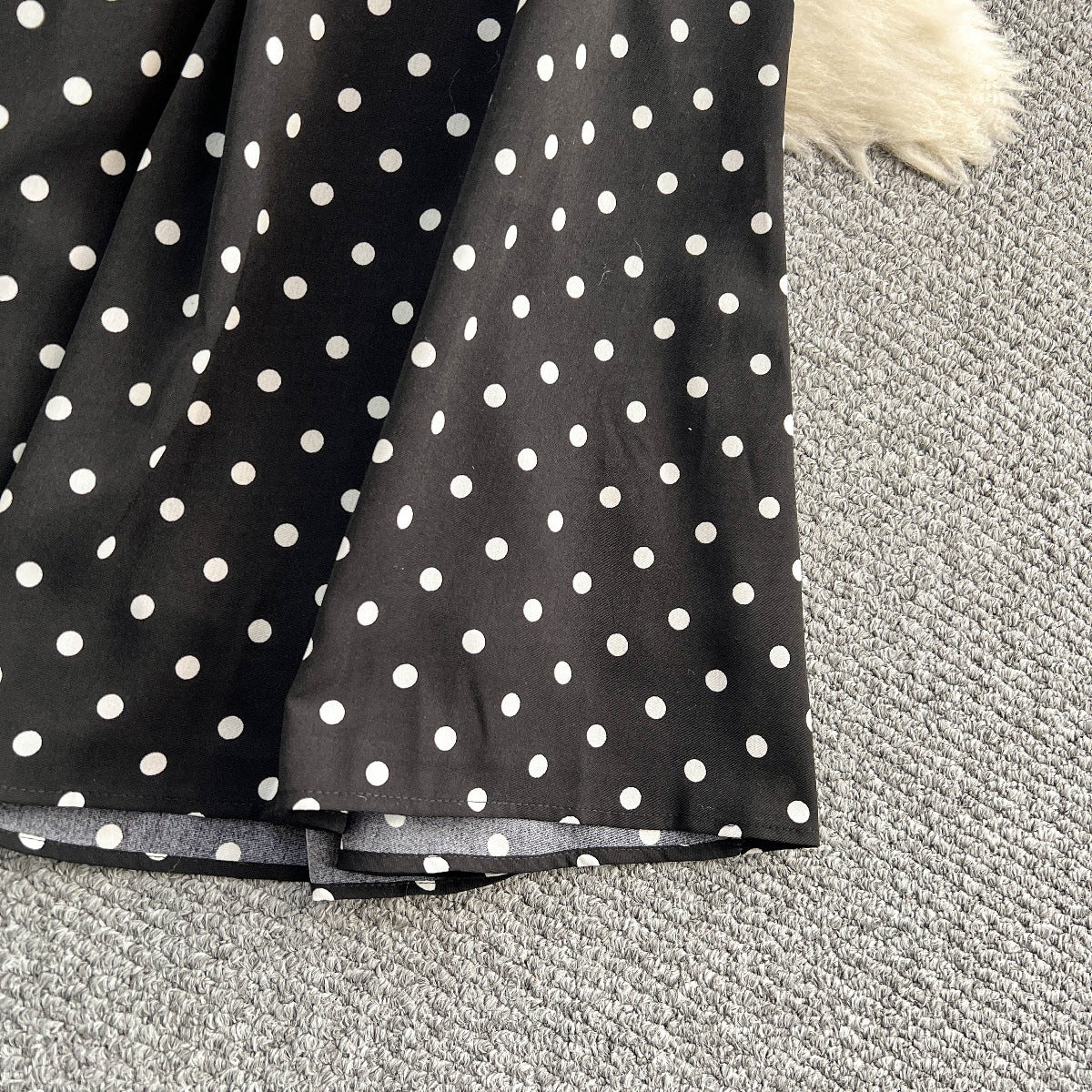 Robe Halter Pois Chic Style Français