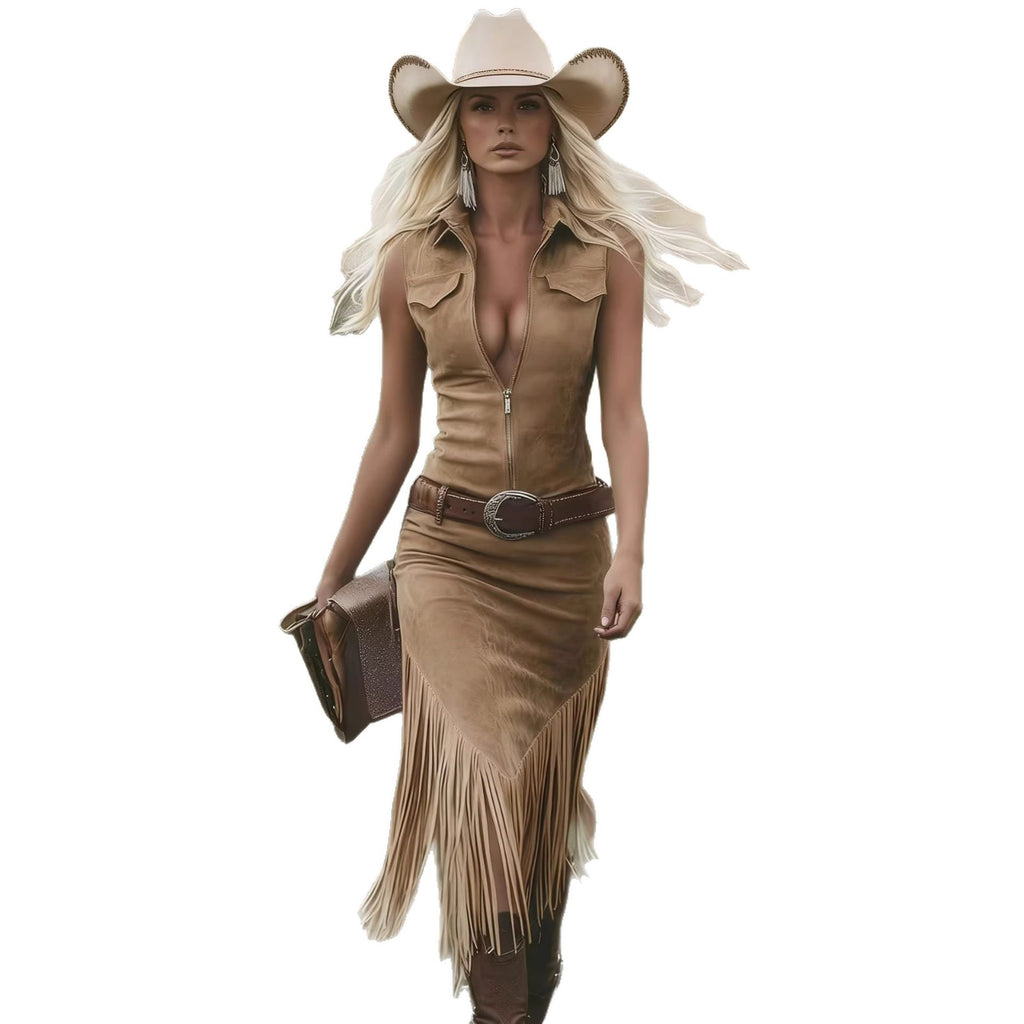 Robe Western Vintage Tassel - Allure Cowboy Chic
