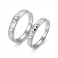 Bague Argent 925 Pyramide Ajustable