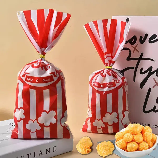 Sachets à Popcorn Réutilisables avec Attaches