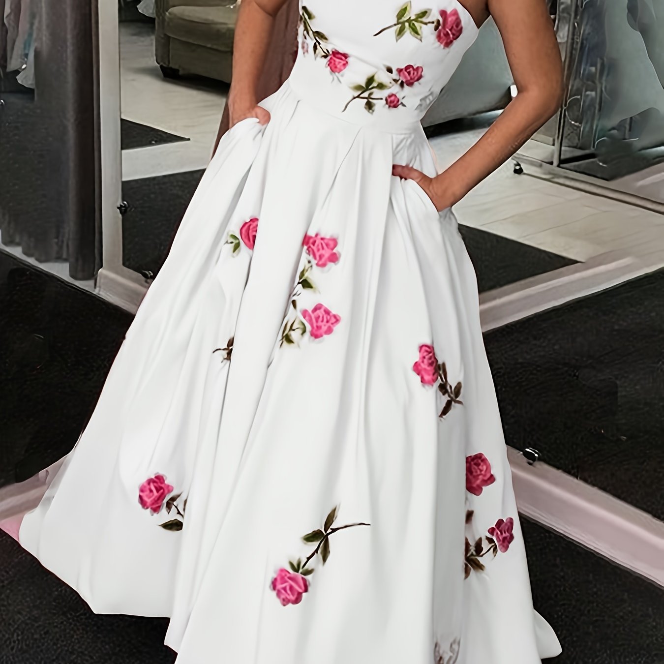 Robe Élégante Imprimé Floral