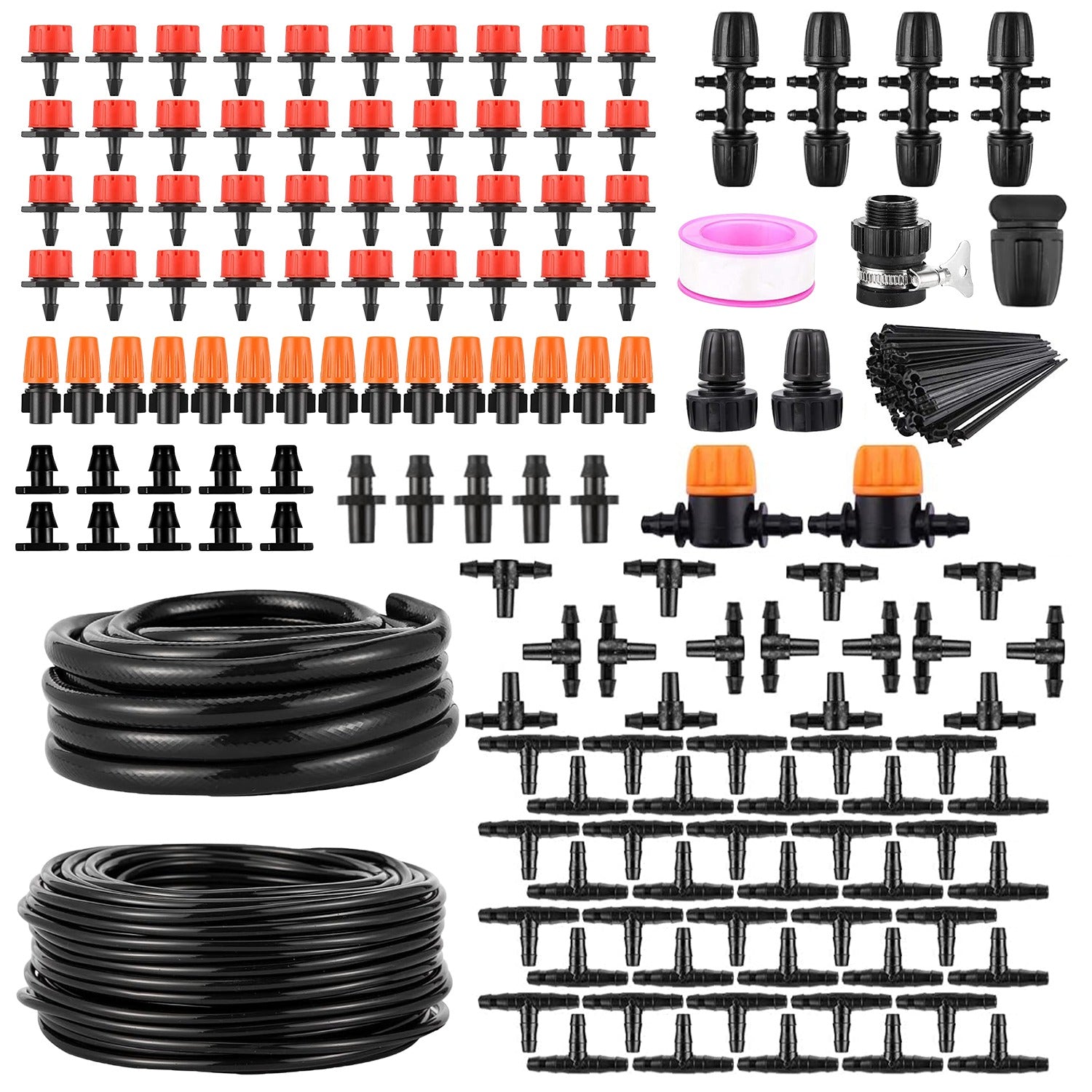 1Set Drip Irrigation Kit Automatic Garden Irrigation System Misting Plant Wat...