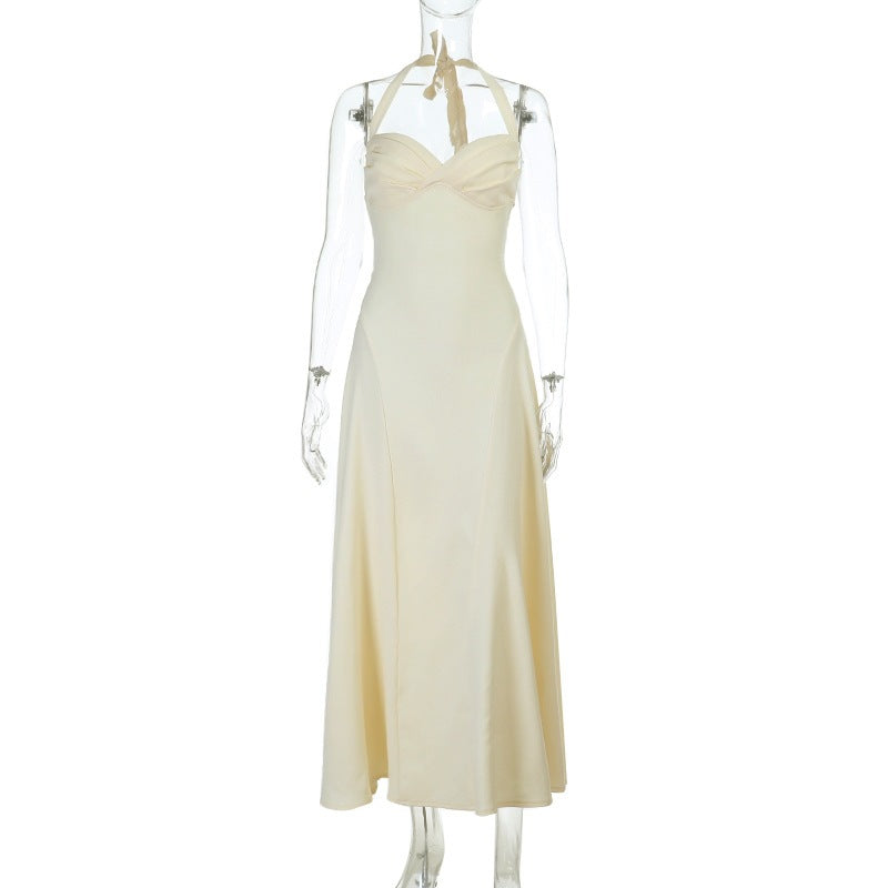 Robe Longue Plissée Sophistiquée - Élégance Soirée