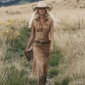 Robe Western Vintage Tassel - Allure Cowboy Chic