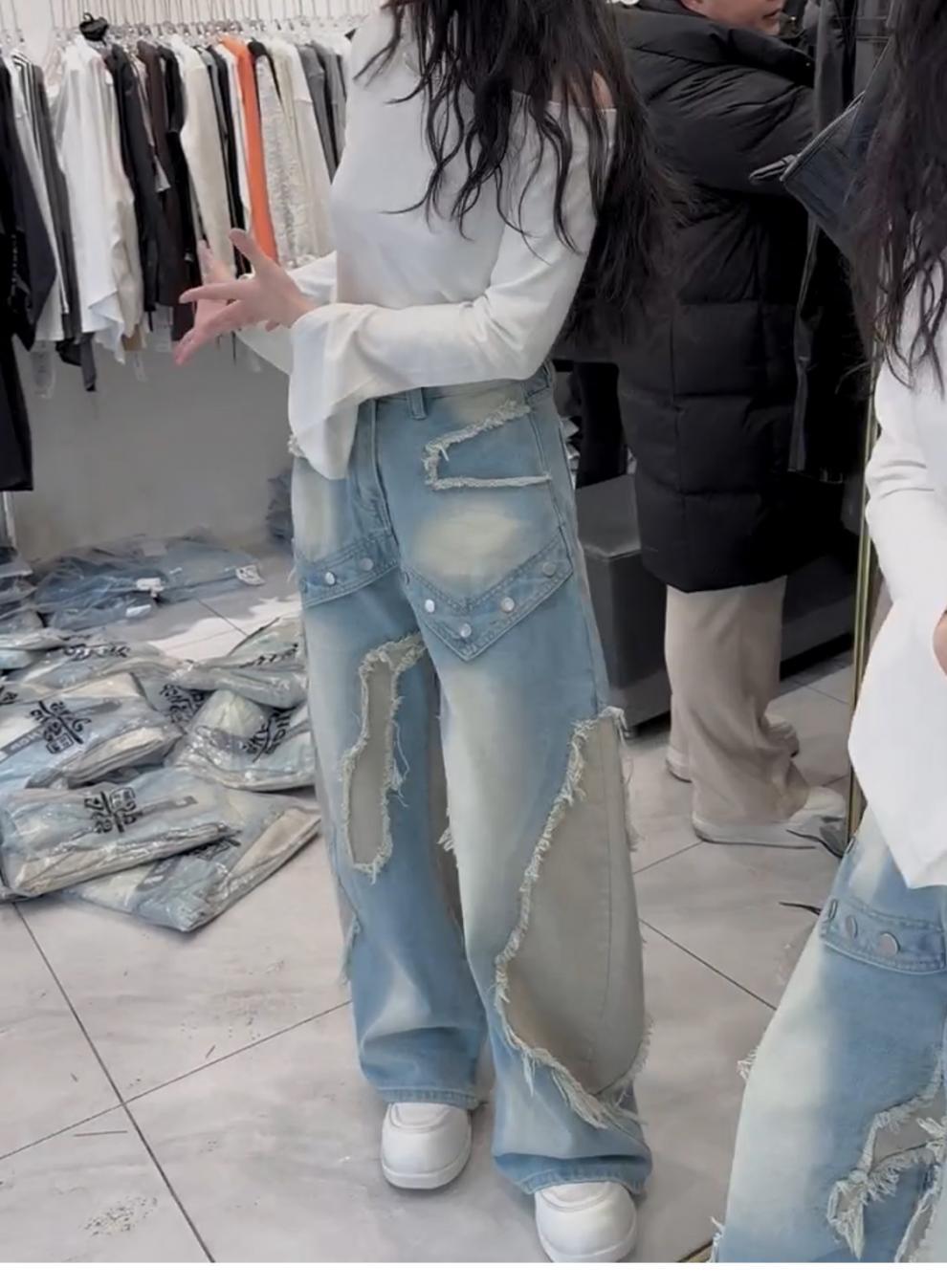 Jean large femme style américain - Casual & intemporel